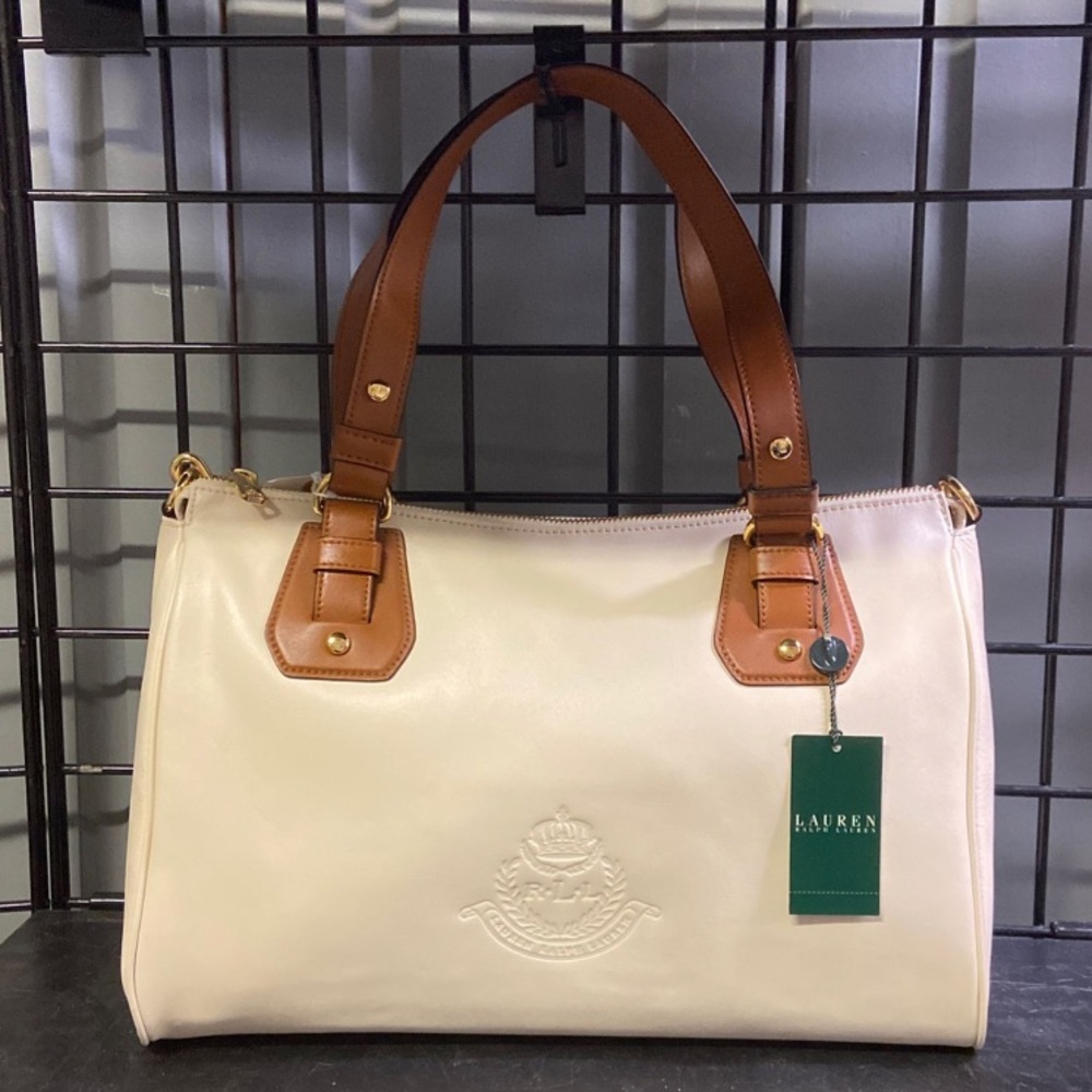 Ralph Lauren Ivory Tote